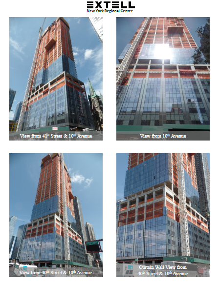Cập nhật dự án Tòa tháp Thương Mại 555 Đại Lộ số 10 New York (Extell) tháng 7-2015 - 2