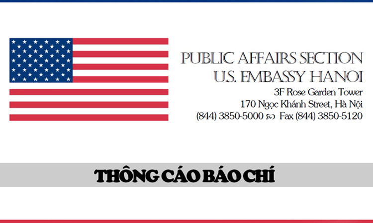Tổng Thống Mỹ Thông Báo Ý Định Về Đề Cử Đại Sứ Đặc Mệnh Toàn Quyền Của Hoa Kỳ Tại Việt Nam
