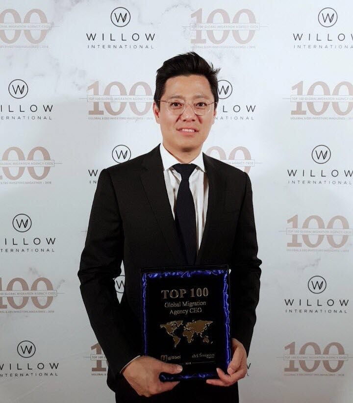CEO Kornova - Ông Wonjoon Kang Nhận Giải Thưởng TOP 100 CEO Hàng Đầu Thế Giới Năm 2018 Trong Lĩnh Vực Đầu Tư Định Cư 2