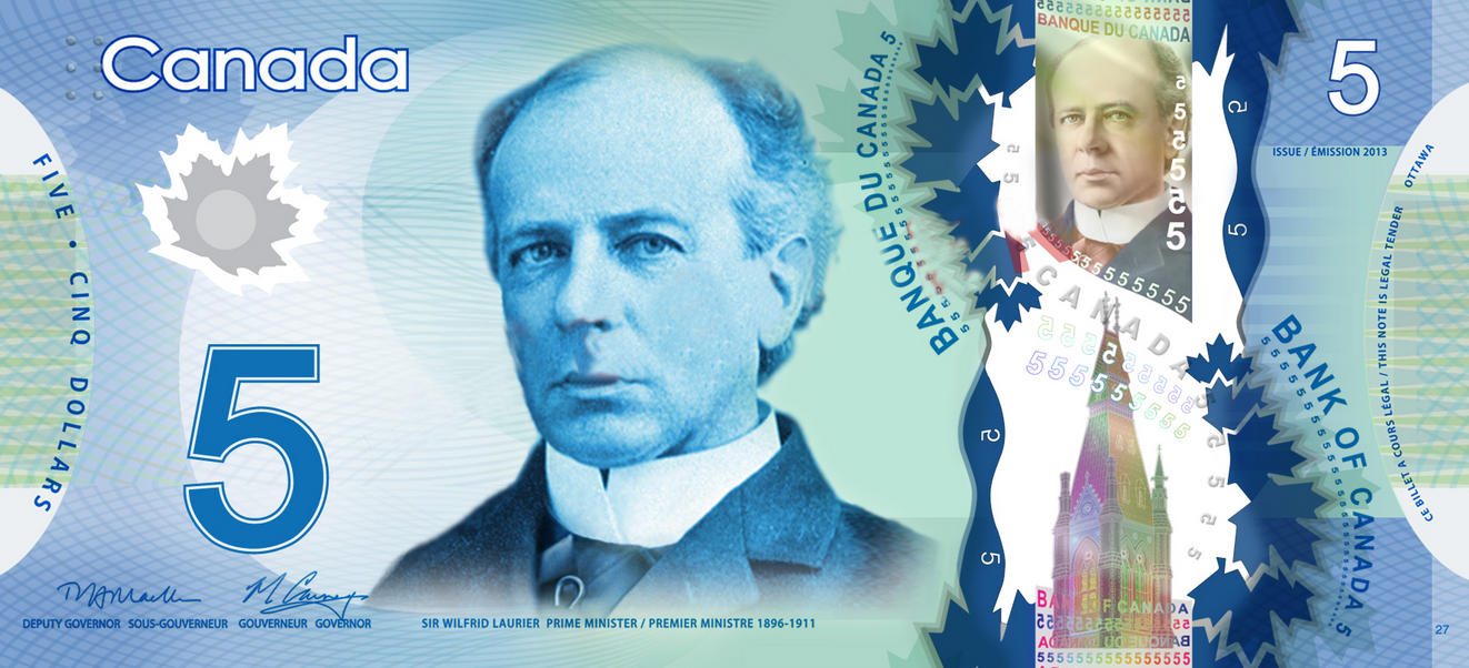 Ngân Hàng Canada Công Bố Đồng 5 Đô-La Và 10 Đô-La Canada