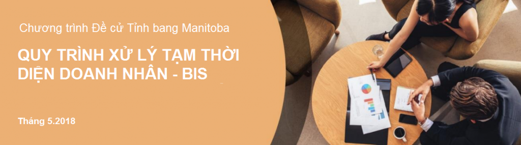 Quy Trình Xử Lý Tạm Thời Diện Doanh Nhân Chương Trình Đề Cử Tỉnh Bang Manitoba, Canada