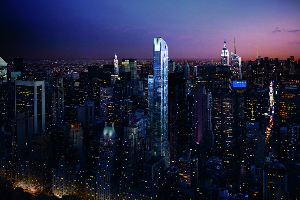 Tiến Độ Dự Án Tòa Tháp Thương Mại 555 Đại Lộ Số 10 New York (Extell) Tháng 7/2015