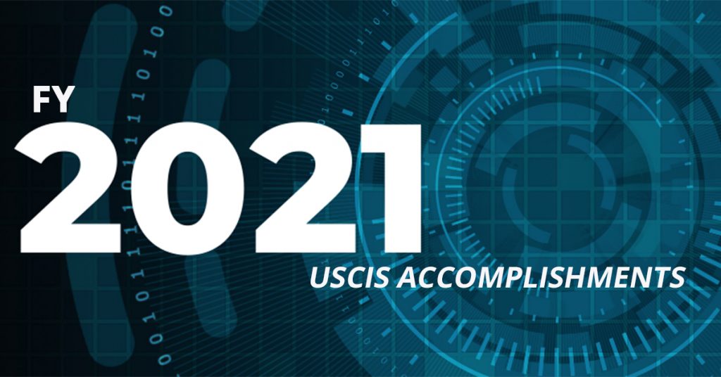 Sở Di Trú Mỹ Công Bố Thành Tích Đạt Được Trong Năm Tài Chính 2021