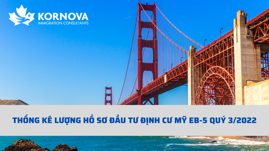 Thống Kê Lượng Hồ Sơ Đầu Tư Định Cư Mỹ EB-5 Quý 3/2022