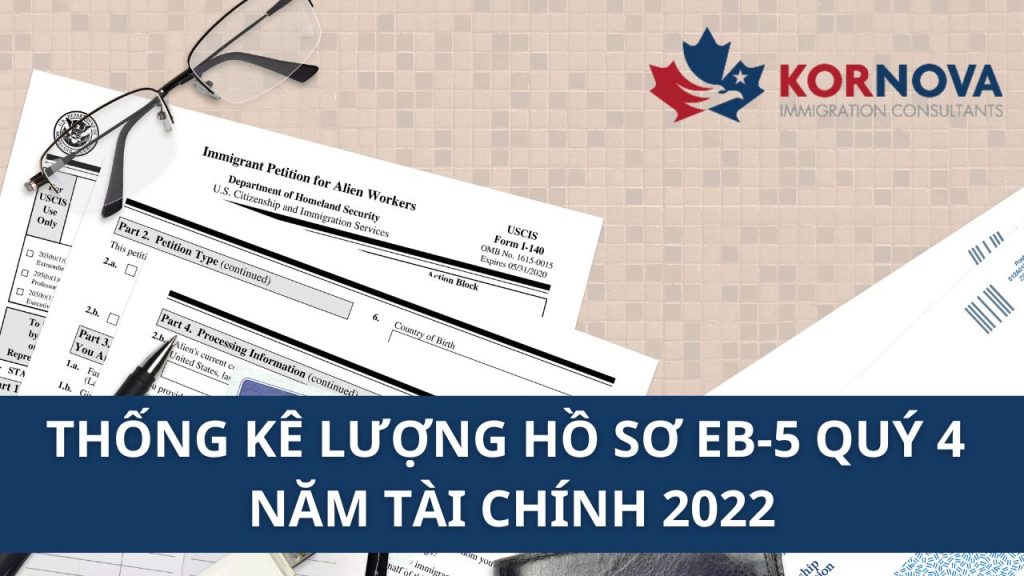 Thống Kê Lượng Hồ Sơ EB-5 Qúy 4 Năm Tài Chính 2022