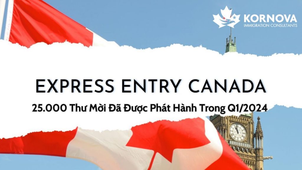 Express Entry Đã Phát Hành Hơn 25.000 Thư Mời Trong Quý 1/2024