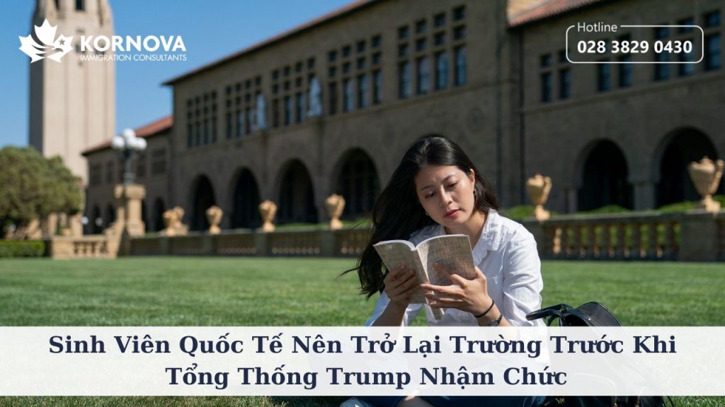 Sinh Viên Quốc Tế Nên Trở Lại Trường Trước Khi Tổng Thống Trump Nhậm Chức