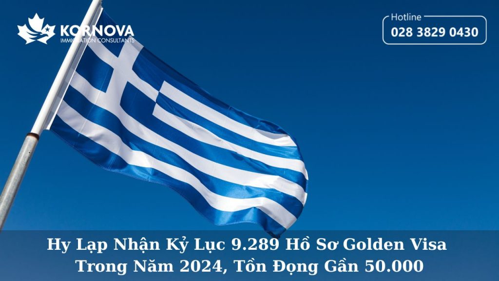 Hy Lạp Nhận Kỷ Lục 9.289 Hồ Sơ Visa Vàng Trong Năm 2024, Tồn Đọng Gần 50.000