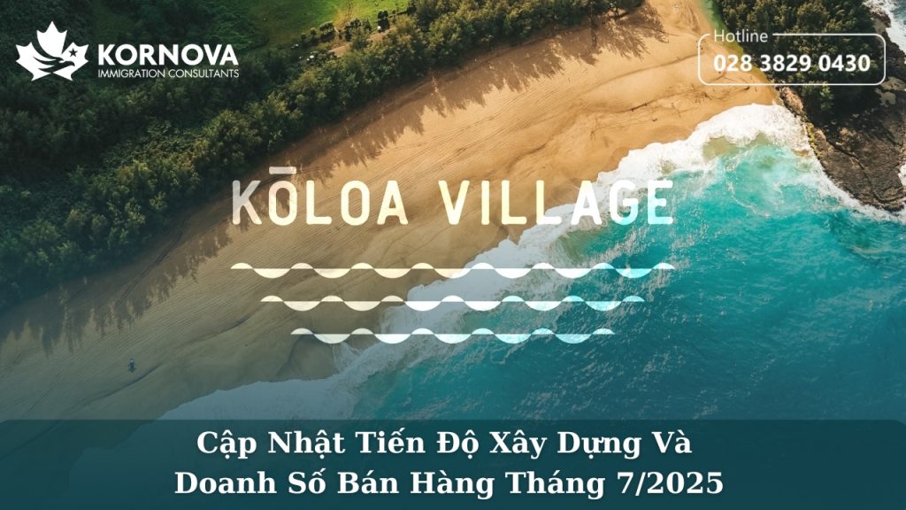 Dự Án EB-5 Hawaii Koloa Village – Cập Nhật Tiến Độ Xây Dựng Và Doanh Số Bán Hàng Tháng 7/2025