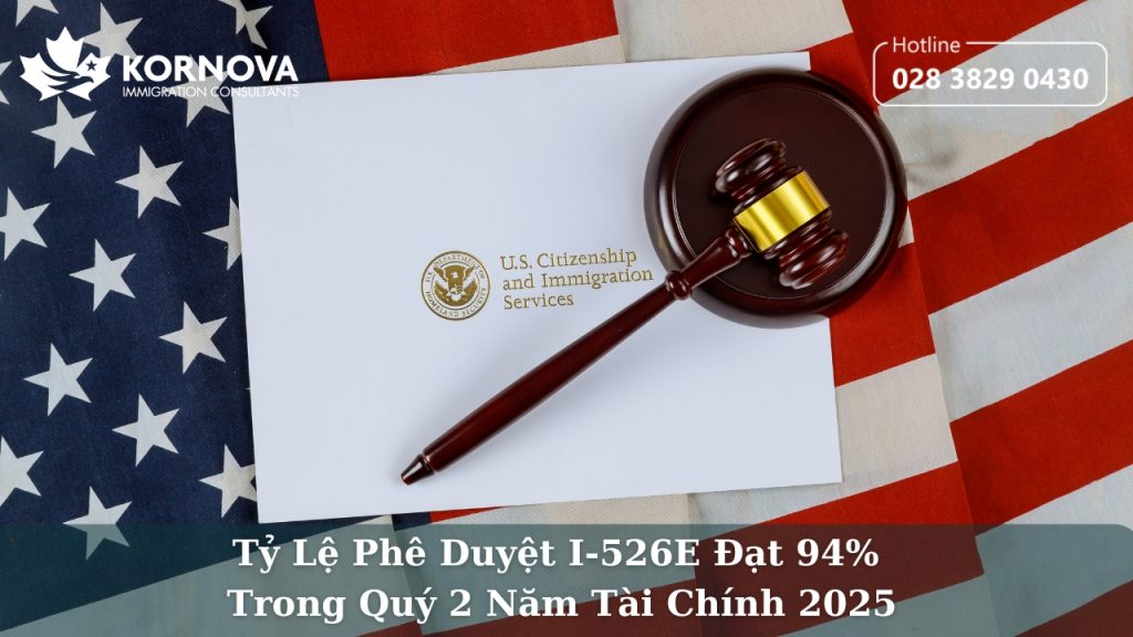 Tỷ Lệ Phê Duyệt I-526E Đạt 94% Trong Quý 2 Năm Tài Chính 2025