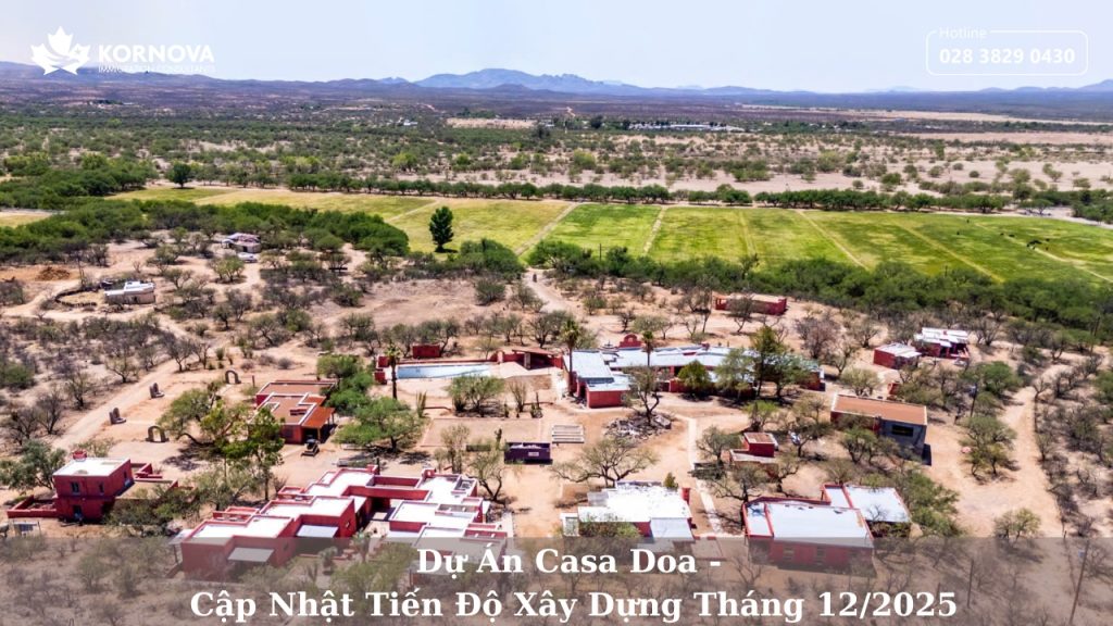 Dự Án Casa Doa – Cập Nhật Tiến Độ Xây Dựng Tháng 12/2025