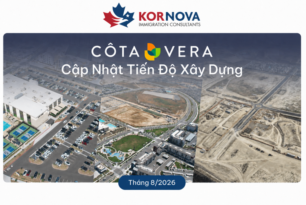 Dự án EB-5 Cota Vera 3: Cập nhật tháng 8/2026