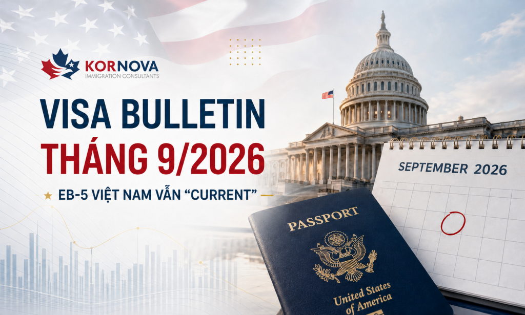 Visa Bulletin tháng 9/2026: EB-5 Việt Nam vẫn “Current”, nhưng có cảnh báo mới