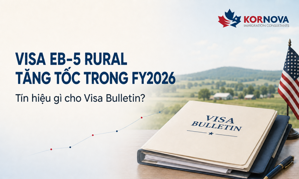 Visa EB-5 Rural tăng tốc trong FY2026: Tín hiệu gì cho Visa Bulletin?