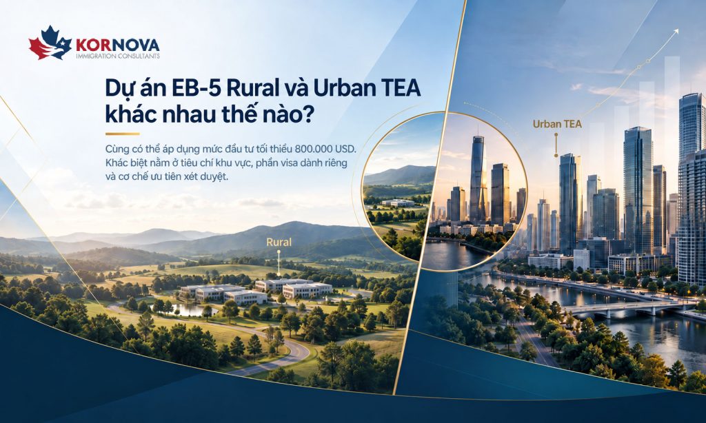 Dự án EB-5 Rural và Urban TEA khác nhau thế nào?
