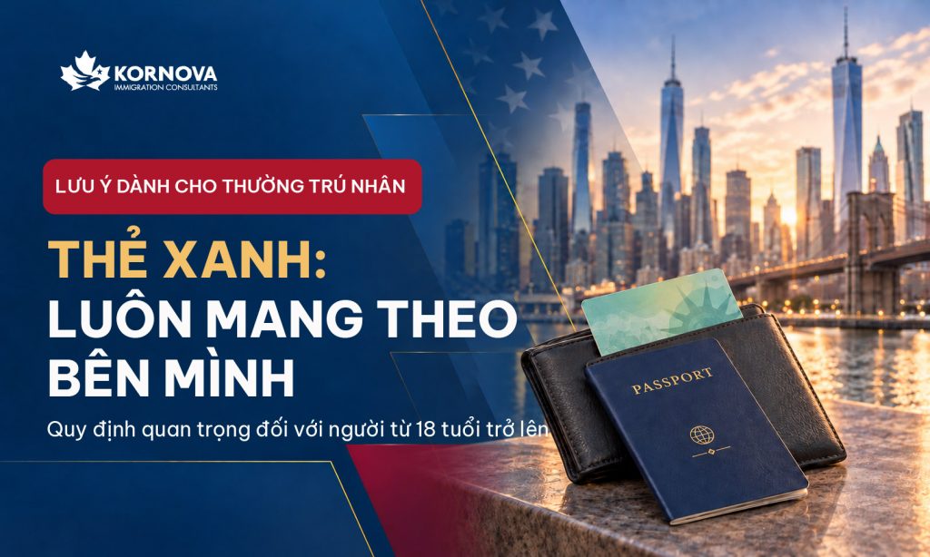 Nhà đầu tư EB-5 có phải luôn mang theo Thẻ Xanh?
