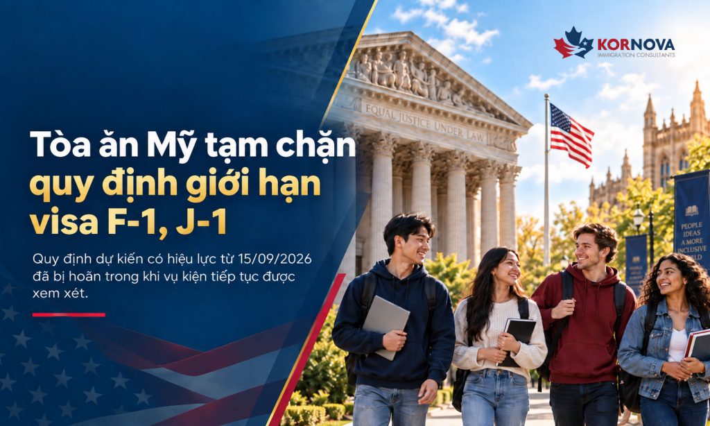 Tòa án Mỹ tạm chặn quy định giới hạn thời gian lưu trú F-1, J-1