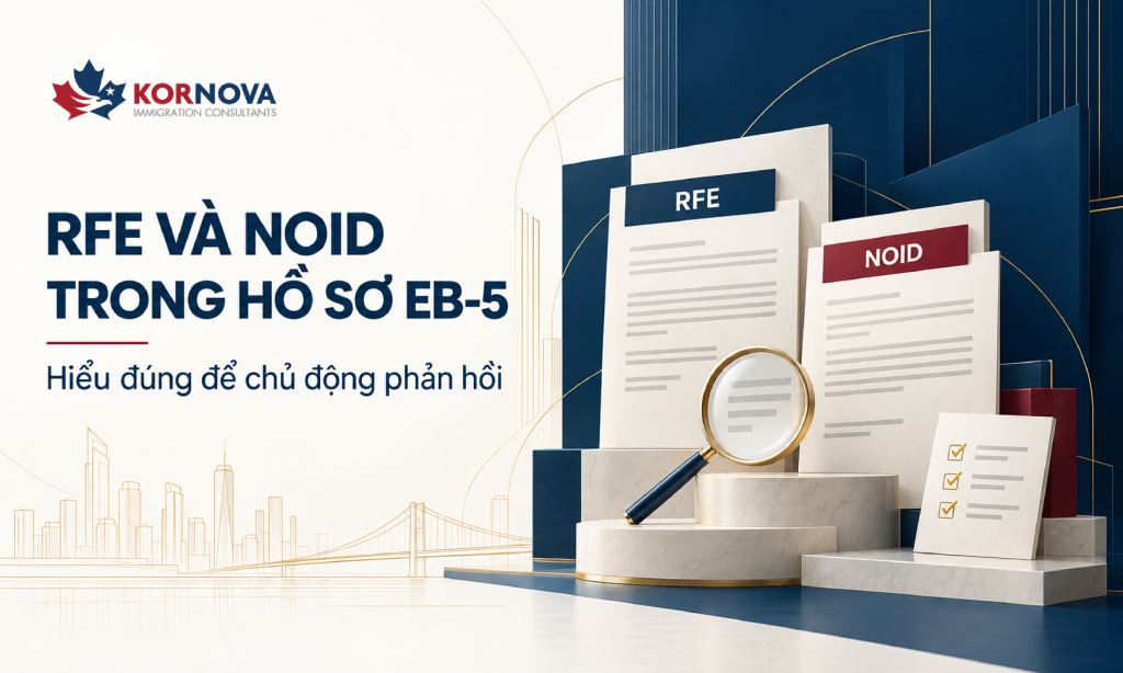 RFE và NOID trong hồ sơ EB-5: Hiểu đúng để chủ động bảo vệ kế hoạch định cư Mỹ