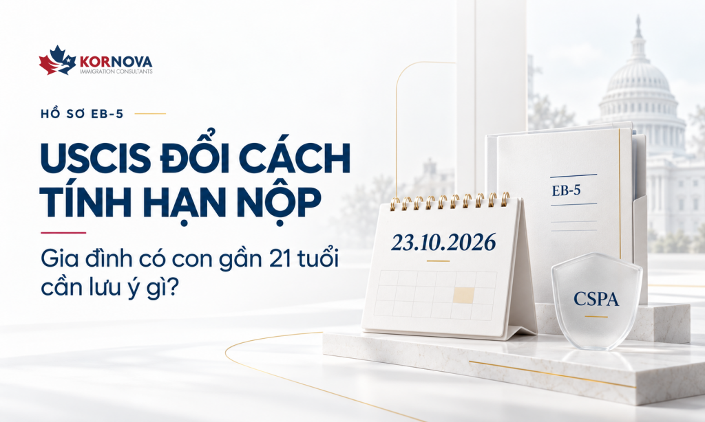 USCIS đổi cách tính hạn nộp: Gia đình EB-5 cần lưu ý gì?