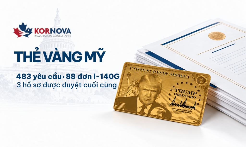 Thẻ Vàng Mỹ: 483 yêu cầu, 3 hồ sơ được duyệt cuối cùng